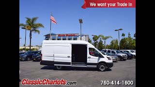 Used 2018 Ford Transit 250 High Roof Extended Cargo Van For Sale in Vista, CA- Stock# 20033