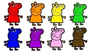 Learn Colors from Peppa pig