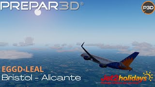 [P3D V5.1] l CaptainSim 757 l Bristol - Alicante l Full flight Vatsim