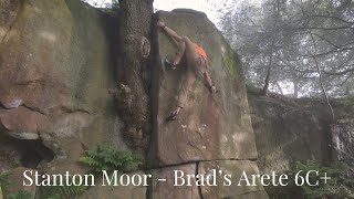 Stanton Moor - Brad's Arete (The Presence of Absence) 6C+