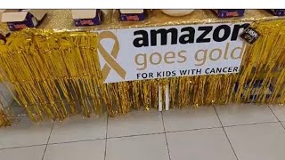 Empowering Dreams: Amazon's Gold Mission for Child Cancer Awareness | #amazon #warehouse #cancer