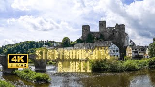 Stadtrundgang Runkel an der Lahn 4k 30FPS (Walking Tour Weilburg Germany)