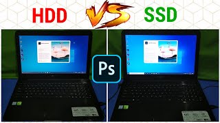 Photoshop Opening Speed Test HDD vs SSD