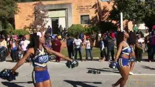 Albany State University Cheerleaders Homecoming 2k14