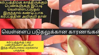 white discharge in women in tamil | white discharge during early pregnancy | ovulation symptoms