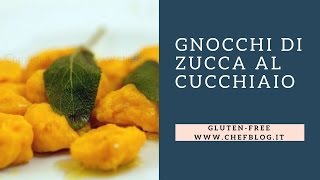 Gnocchi di zucca al cucchiaio senza glutine con grano saraceno