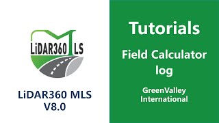 Field Calculator | log