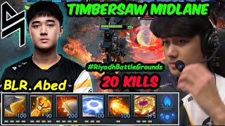 Blacklist.Abed Timbersaw MIDLANE vs INVOKER  GRANDMASTER TIER #Riyadhmasters Battleground