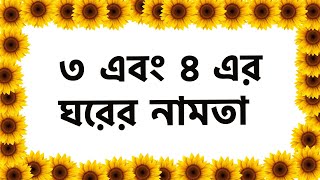 ৪ এর নামতা | Bangla Namta | Multiplication Tables in Bengali | Namta Bangla Namta | ৩ এর ঘরের নামতা