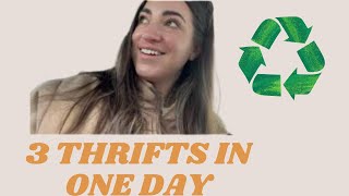 THRIFT WITH ME | 3 stores in one day