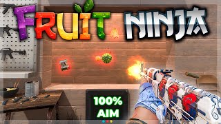 El NUEVO MODO de CS2 que te HARÁ MEJORAR EL AIM - FRUIT NINJA