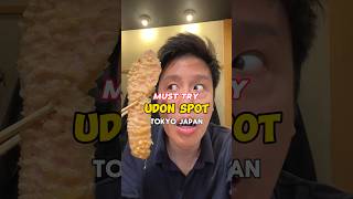 Overrated or Must Try UDON Spot in Tokyo Japan? Worth 2 Hours Queue?! #tokyofood