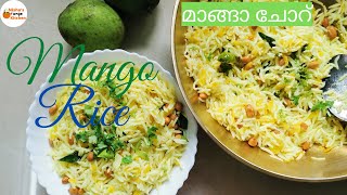 Mango Rice || Raw Mango Rice || Mango Pulihora || Easy Lunch Recipes || Nisha's Orange Kitchen