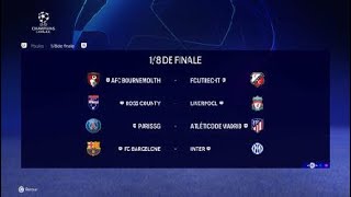 Fc 24 ldc : Tirage des huitième de finale