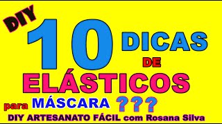 10 DICAS DE ELÁSTICO PARA MÁSCARA DE PROTEÇÃO COMO FAZER CASEIRO EM CASA ALTERNATIVO BARATO FÁCIL