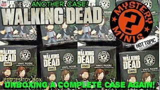 Unboxing Another Complete Case of Hot Topic Exclusive Funko The Walking Dead Mystery Minis Series 4