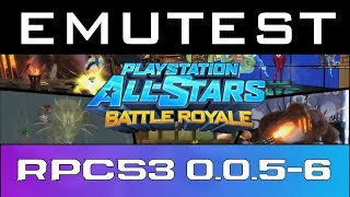 EMUTEST | RPCS3 0.0.5-6649 OGL | Playstation AllStars Battle Royale | Low performance