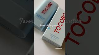 TOCOBO Cotton Soft Sun Stick SPF50+ PA++++ #skincare #koreanskincare #sunscreen #ytshorts #shorts