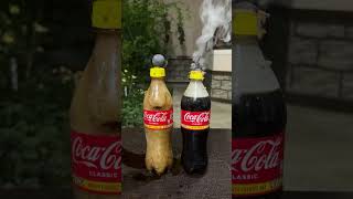 Frozen Cola + Cola experiment #satisfying #asmr #RHCB #cola #shorts