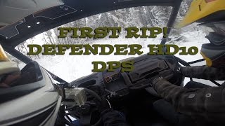 First Ride on the Canam Defender DPS HD10