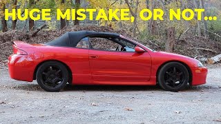 The daily driver that wasn't. 1997 Mitsubishi Eclipse Spyder GST owner interview