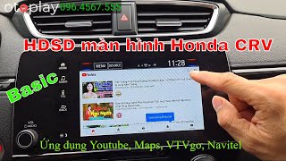 [Gói Basic] Hướng dẫn dùng DVD và ứng dụng Androi trên xe Honda CRV