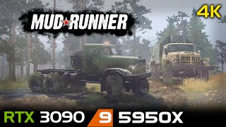 MudRunner (2017) | 4K | RTX 3090 | 5950X | STMod | Unlocked FPS