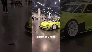 Lovely 3 Rotor RX-7 sounds for your ears #asmr #rotary #rx7 #3rotor #cars #shorts #fast #racing #fun