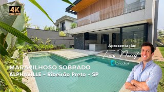 MARAVILHOSO SOBRADO ALPHAVILLE RIBEIRÃO PRETO - SP 351m² - 5 SUÍTES - RIBEIRÃO PRETO - SP