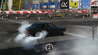 Mercedes E190 with 2jz at dubai redbull car park drift - assetto corsa game