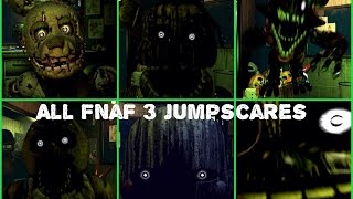 Every Single FNaF 3 Jumpscare