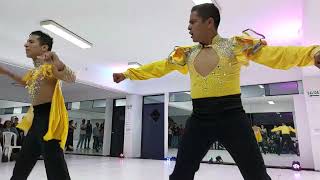 SALSA - DUO HOMBRES  SALSA - SHINE - PARTNERWORK - FOOTWORK - MAMBO - COREOGRAFÍA SALSA PROFESIONAL