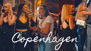 Copenhagen Nightlife Vlog February 2022 BUSY NIGHT Danish Girls Fight  4k Walk Denmark