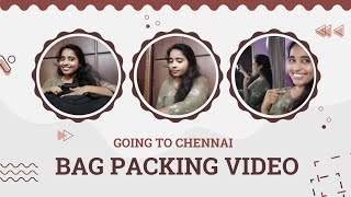 Bag🛍️🧳 Packing Video Going To Chennai✨☺️ || Packing Video🤞🏻 || @MyWorld0930