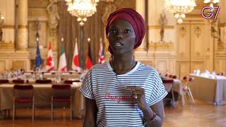 Hadja Idrissa Bah - 1ère réunion des sherpas à Lyon