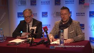 Konferencja Prasowa Dni Leszna 2018