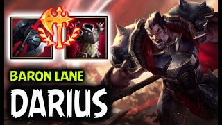 WILD RIFT DARIUS BEST NEW BUILD | DARIUS TANK BARON LANE | DARIUS LEAGUE OF LEGENDS GAMEPLAY