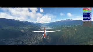 INCREDIBLE VIEW landing in Merida ATR 72-600