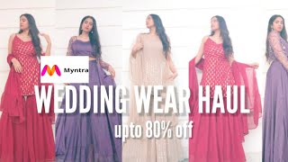 *WEDDING WEAR* Myntra Haul | Festive Sale 80% off | Isha Arora