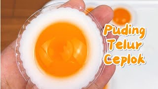 Puding telur ceplok - Cantik unik dan disukai anak2