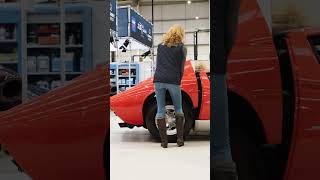 Julia with the 1967 Lamborghini Miura P400 to S Specification | JD Classics