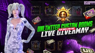 BGMI CUSTOM ROOM LIVE | PLAY BGMI & WIN UC, REDEEM CODE