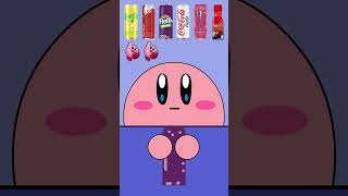 Kirby Animation - Extreme Jelly Soda Drink Challenge ASMR🥵#asmr #mukbang #shorts