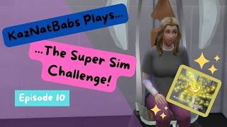 My Game is GLITCHING in the Sims 4 Super Sim Challenge!! Episode 10