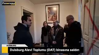 Duisburg Alevi Toplumu Cemevi binasına çirkin saldırı