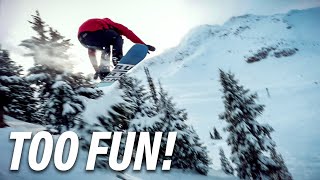 A Great Pow Day on Peak Chair at Whistler Blackcomb!