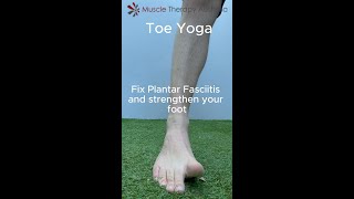 Fix Plantar Fasciitis and wake up those lazy feet.