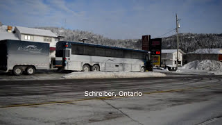 Greyhound Bus travel across Canada: Victoria to Ottawa