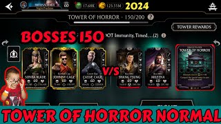 Tower Of Horror | Bosses 150 | Beat By Gold Team | Mk Mobile