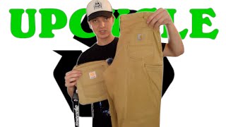 Upcycling Carhartt Work Pants Into Shoulder Bags (FACADE)